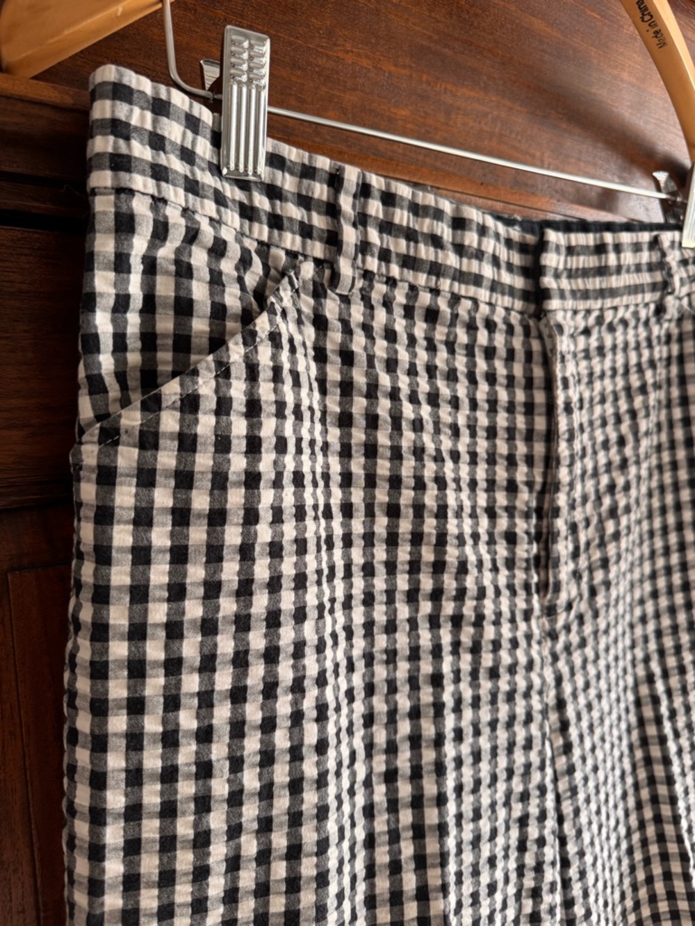 Lauren Ralph Lauren Black and White Gingham Pants - Picture 2 of 7